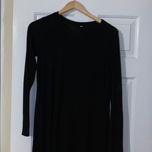 Large black dress